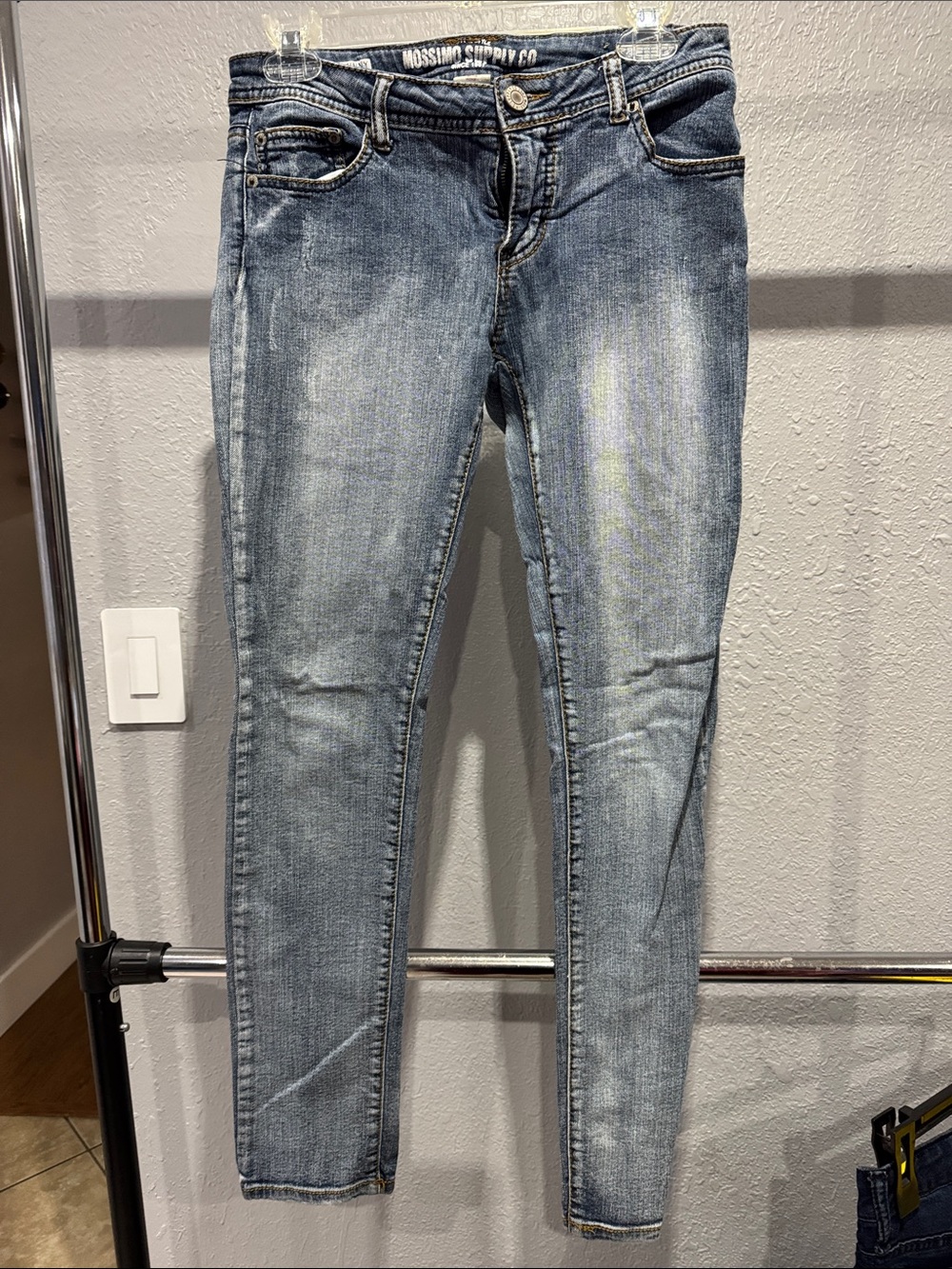 Mossimo Supply Co. Women's Light Wash Stretch Skinny Jeans